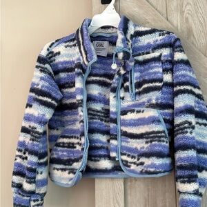 Athleta Girl fleece zip up jacket